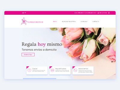 Flowershop (WIP) adobexd design landing landingpage web webdesign wip