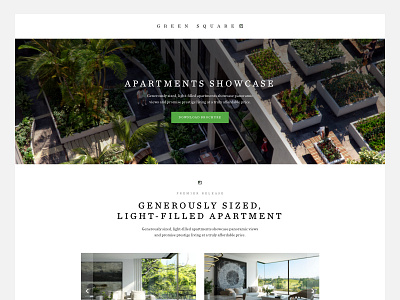Property Apartments/Development Landing Page