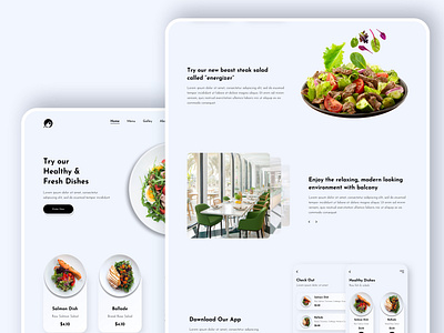 Healthy Food Ordering App design food website graphic design illustration landing page sketch ui ui design uiux ux design web design