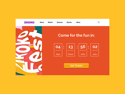 Z!KOKO Festival Countdown Page