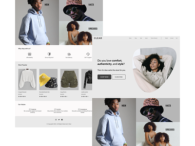 Fashion Store Landing Page ecommerce fashion fashion store figma landing page landing page design web design