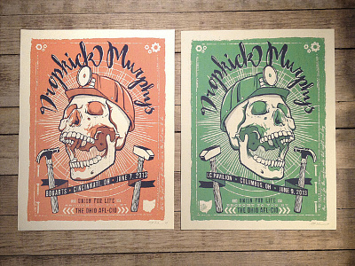 Dropkick Murphys - Ohio Gig Posters illustration poster screen print