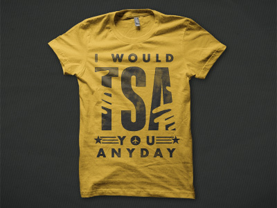 FINISHED TSA design grope shirt texture tsa type
