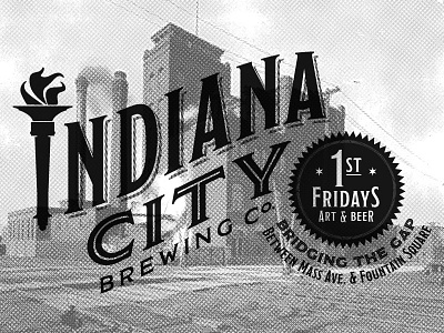 Indiana City Brewing Co. branding design