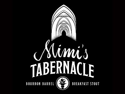 Mimi's Tabernacle beer branding brewing logo