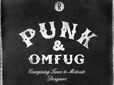 DESIGNERS.mx playlist cover design cbgb parody punk