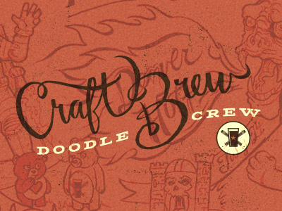 Craft Brew Doodle Crew - Facebook Header