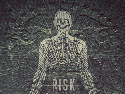 Preview of my submission to the ToResolveProject illustration patriotism risk skeleton texture type