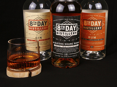 8th Day Distillery Labels