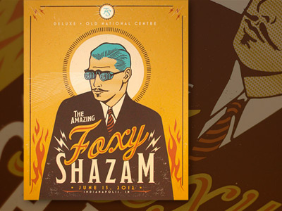 Foxy Shazam Gig Poster