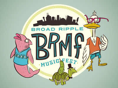 BRMF - Branding & Character Illustration