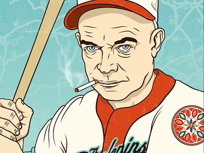 Dollar Shave Club Presidents - Dwight D. Eisenhower illustration portrait