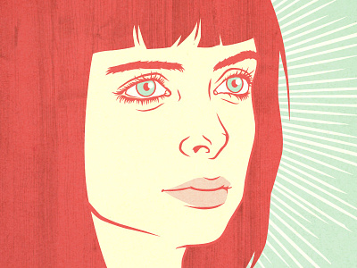 Krysten portrait illustration portrait