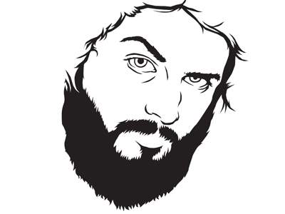 Starting to look like a young Zach Galifanakis angry jesus face zach