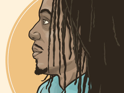 New Portrait Dribbble dreads illustration portrait