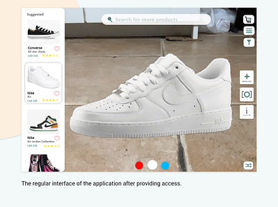 Redesigning Shoe Shopping Experience app design new design shoes shopping tablet design ui ux