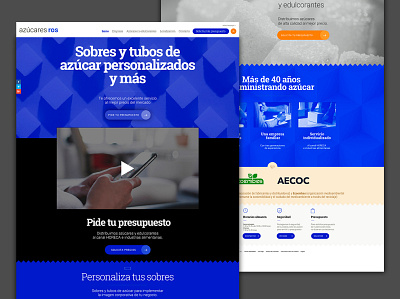Azúcares Ros responsive responsive design website