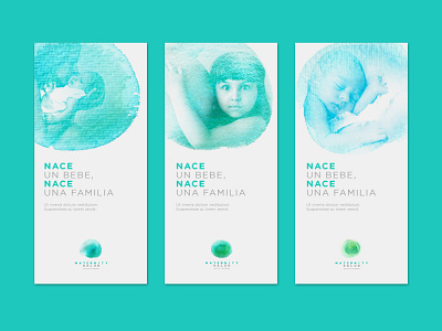 Maternity Salud - flyers corporate design