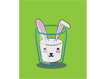 Bunny in a glass