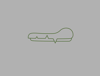 Croco Green and Gray branding design illustration illustrator logo minimal vector