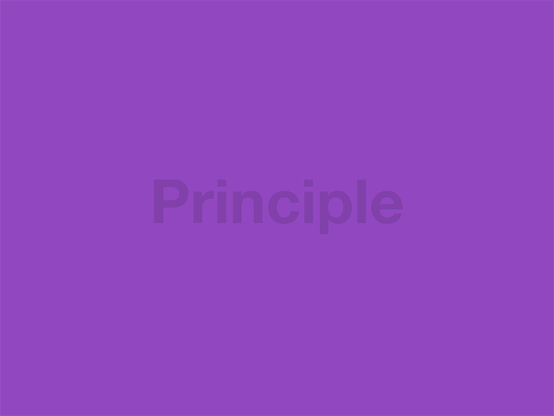 Principle Logo animation gif interaction logo motion principle ui ux