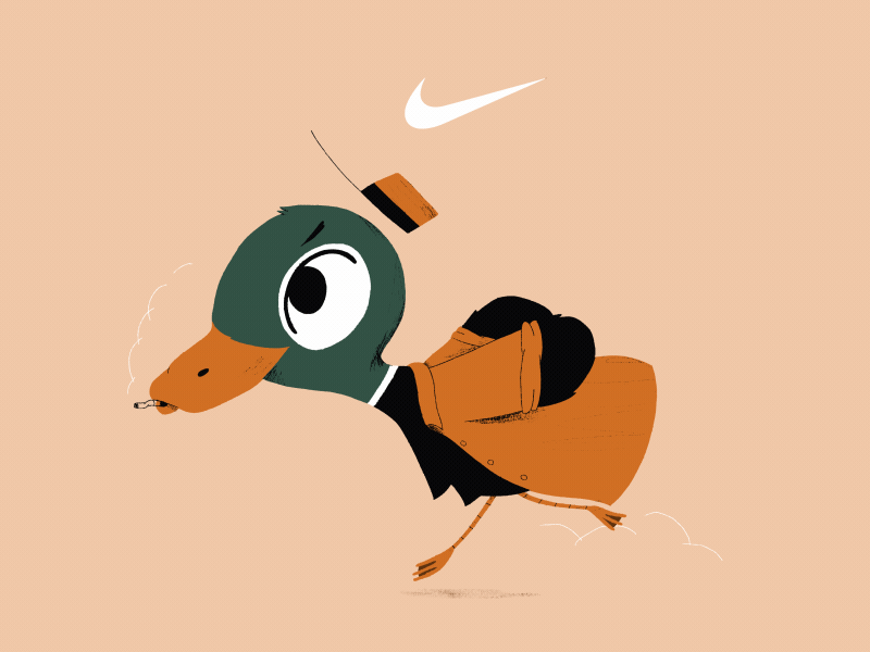 Désolé x NIKE animation design illustration loop looping animation minneapolis minnesota mn motion motion graphics nike runcycle shoes swoop texture ugly duckling