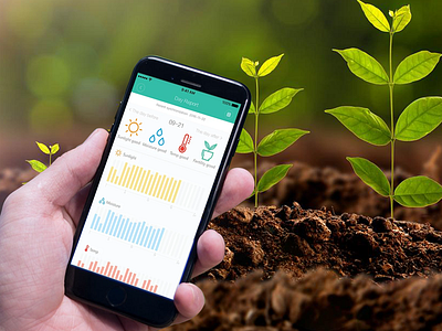 Plant Tracking App ble fertilizer tracking iot light tracking long term tracking monitor your plants health. temperature tracking track the daily water tracking