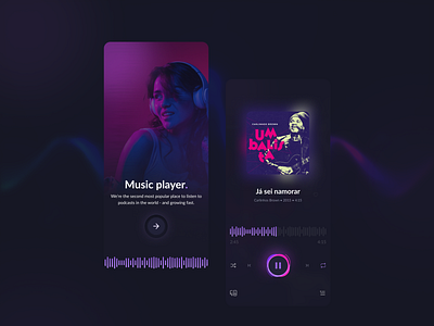 Music app app mobile mobile app music music app musical app player music responsive responsive app spotify ui design user experience user interface ux design