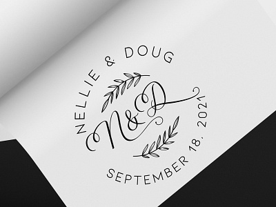 ND Wedding Logo, Wedding Design & Monogram for Invitations