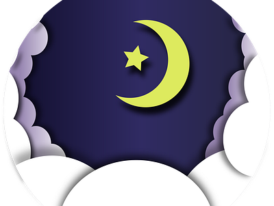MOON design icon illustration vector