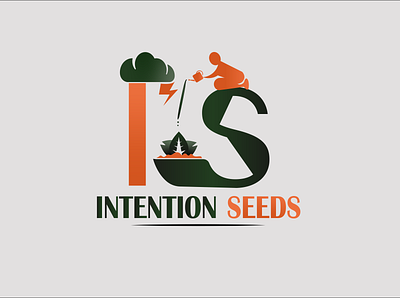 intention seeds animation art design graphic design icon illustration illustrator lettering logo vector