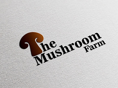 Logo Design for The Mushrrom Farm art branding concept design flat icon illustrator logo typography vector