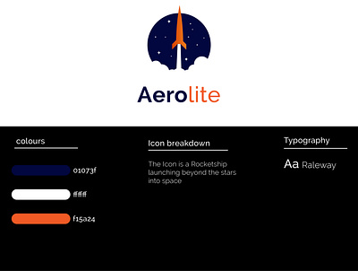 Aerolite 30daychallenge 30daylogochallenge aero aerospace brand design branding dailychallenge design illustration logo space vector