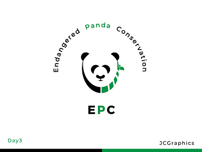 Endangered Panda Conservation 30daychallenge 30daylogochallenge brand brand design brand identity branding design illustration logo panda logo vector