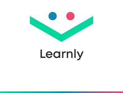 Learnly application logo apps brand brand design brand identity branding design education graphic design logo