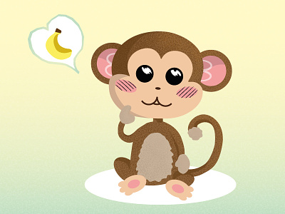 Monkeys & Bananas Part II banana doodle fun illustration monkey vector