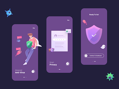 Anti-Virus Onboarding - Mobile (Concept)