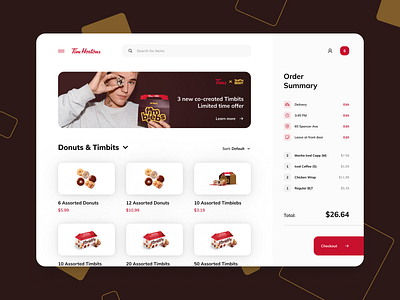 Tim Hortons - Web (Concept)