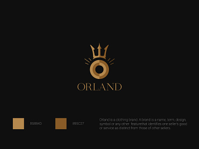 orland logo branding design fashion brand logo minimalist