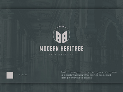 modern heritage logo branding corporate identity design logo minimalist