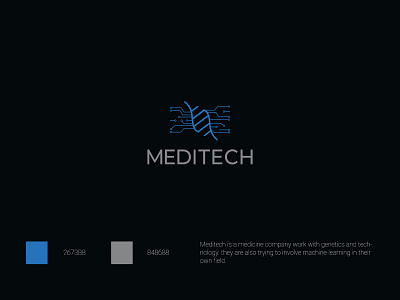 meditech logo branding corporate identity design health logo logo minimalist