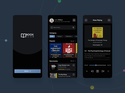 Audiobook app UI