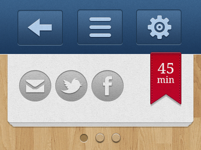 Ui Zip icons iphone pattern ribbon socialmedia ui wood