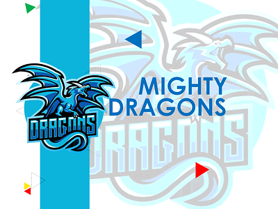 Mighty Dragons creative logo creativity design graphic design illustration logo logo design logodesign school university