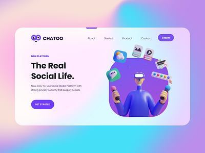 Chatoo Landing Page