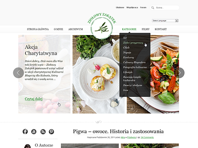 Ziolowy Zakatek blog clean design herbal minimal poland serif simple web white wordpress ziolowy