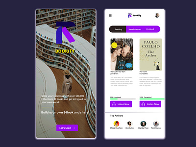 E-Library UI Design
