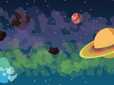 Space Background asteroid background game illustration planet space stars