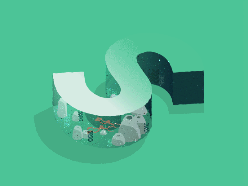 36 Days of Type - S 2d 36daysoftype 3d aftereffects animation c4d illustration