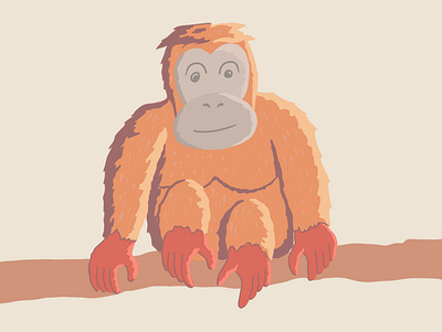 Orangutan Sumatera Indonesia animal animation conservation deforestastion forest jungle orangutan procreate